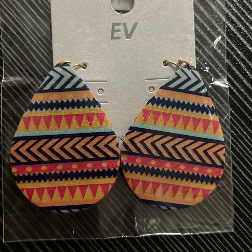 EV Tribal Fishhook Earrings